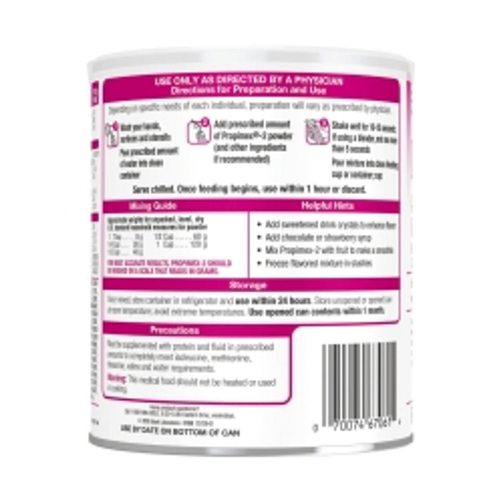 Oral Supplement Propimex®-2 Unflavored Powder 14.1 oz. Can (M-1178102)