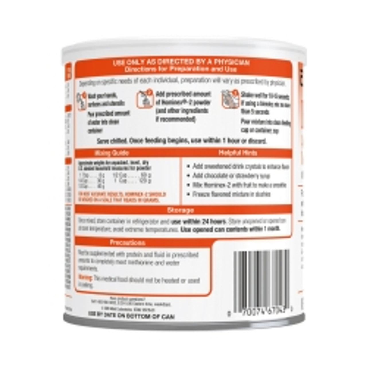 Oral Supplement Hominex®-2 Unflavored Powder 14.1 oz. Can (M-1178105)