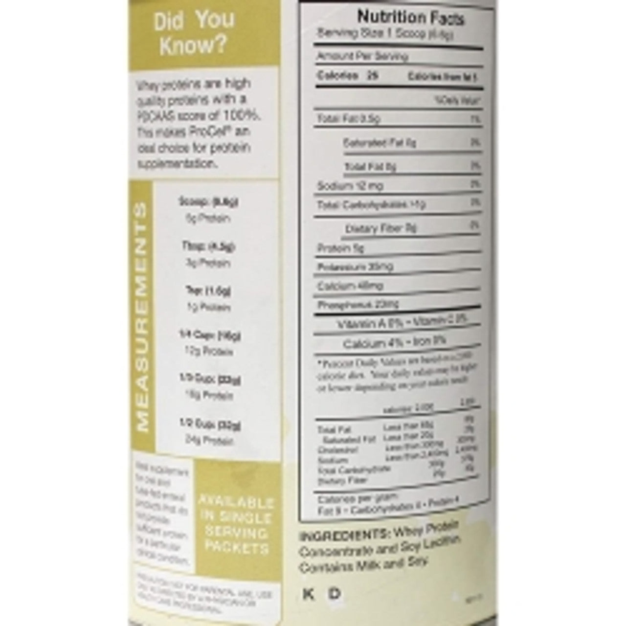 Oral Supplement ProCel® Unflavored Powder 10 oz. Can (M-671489)